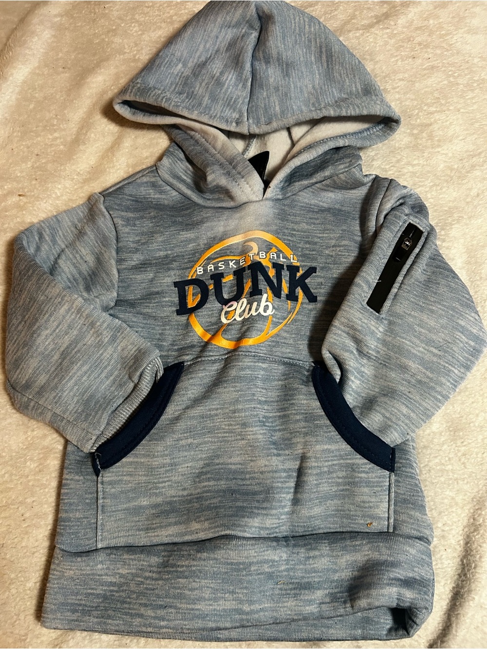 Kids' Blue 'Dunk Club' Pullover Hoodie